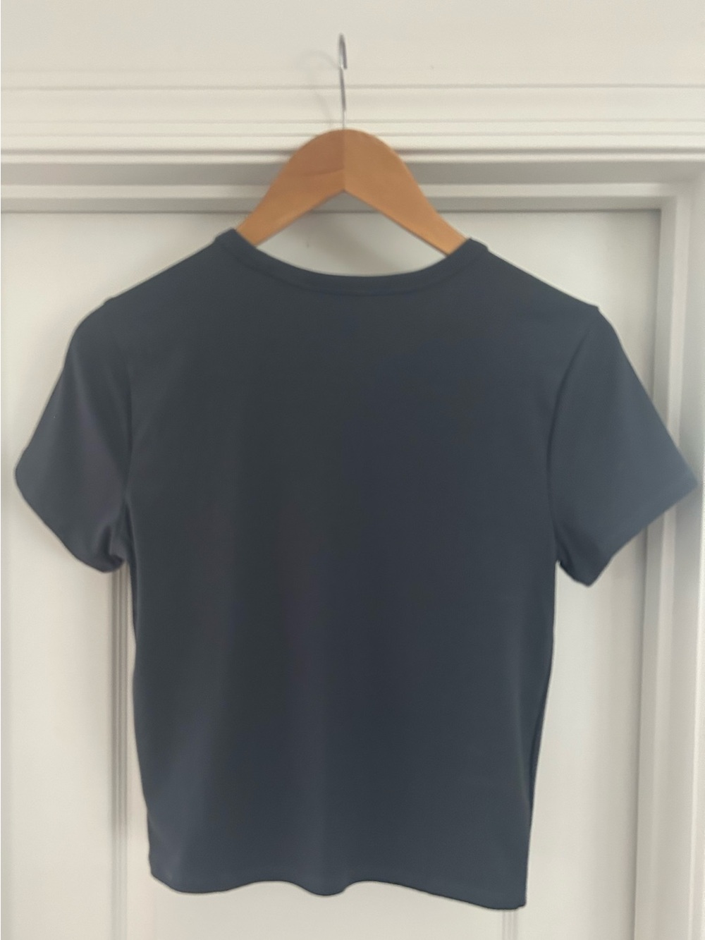Athleta Signature Rib Crop Tee Sz M - Picture 4 of 8